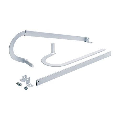 001E786A Coppia Bracci Telescopici Curvi Tubo 40 X 10 Mm