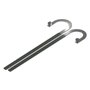 LT322Q ROGER Coppia Bracci Telescopici Curvi L 800 Mm Versione Tubo Quadro E Staffe A Saldare