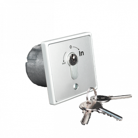 IN-SEL-I INTEGRA Selettore a chiave da incasso 2 microswitch NO