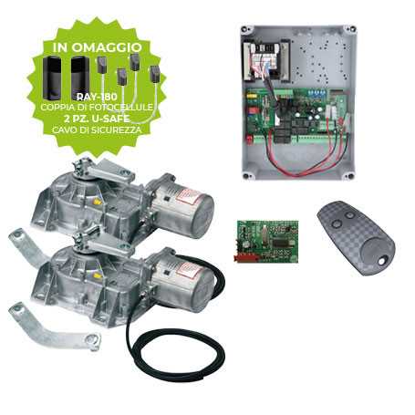 KIT PROMO INTEGRA Kit Automazione per 2 Ante Battenti FROG
