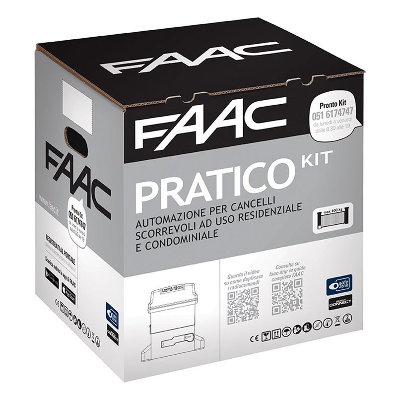 10564944 FAAC Kit Automazione 230V a bagno d’olio 10564944 FAAC Kit Automazione 230V a bagno d’olio