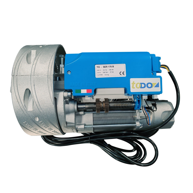 TO-SER170B TO-DO Motoriduttore serrande con Elettrofreno 180Nm 170 Kg