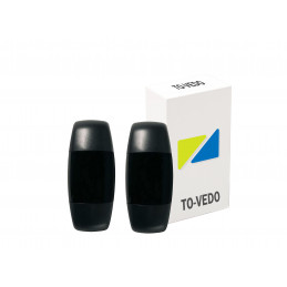 TO-VEDO Fotocellule da Esterno infrarossi orientabili 25 mt antiurto IP44 180gradi