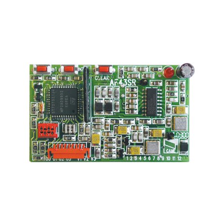 001AF86SR Scheda Radiofrequenza Ricevitore ad Innesto Rolling Code (25 Ut) 868 Mhz Per Quadri Comando