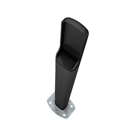 001DB-LN Colonnina In Alluminio Anodizzato Nero