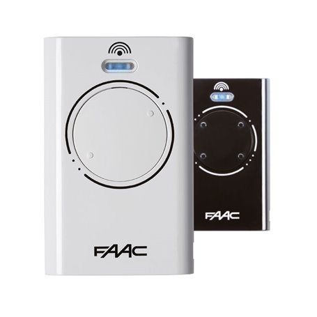 7870071 FAAC Trasmittente 2 canali Sistema 433MHz SLH LR Nero